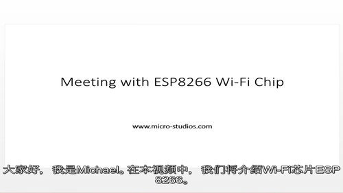 ESP8266 WiFi模块软件开发编程教程（英文视频中文外