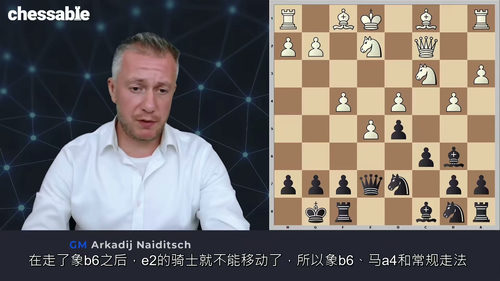 终身棋谱:奈迪奇的尼姆佐 - 博戈印度防御 (中文字幕英文