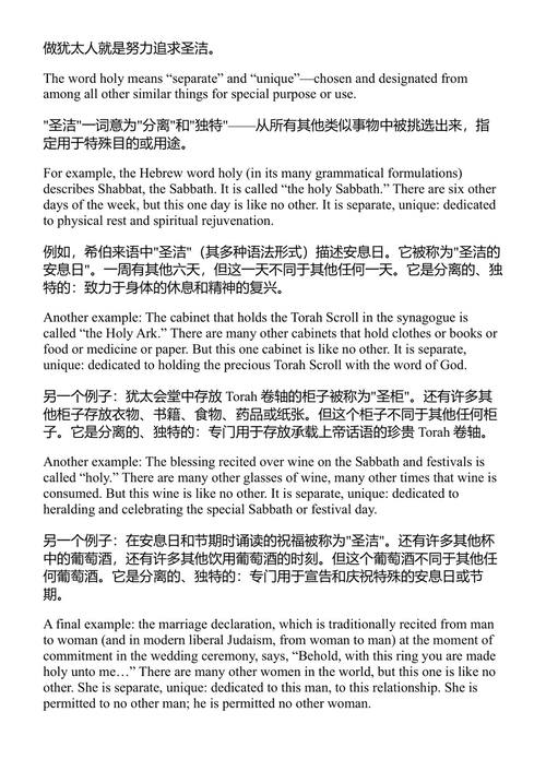 活出犹太教：犹太信仰、传统与实践完整指南 韦恩·多西克 (中英对照电子书)