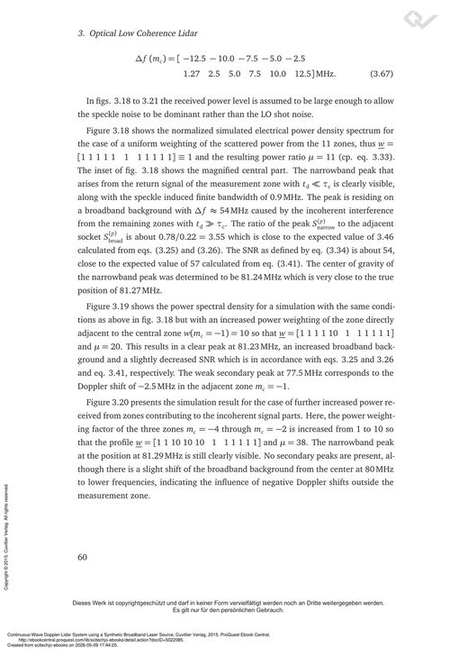 连续波多普勒激光雷达系统：使用合成宽带激光源 托马斯·沃特霍尔特 (英文电子书)