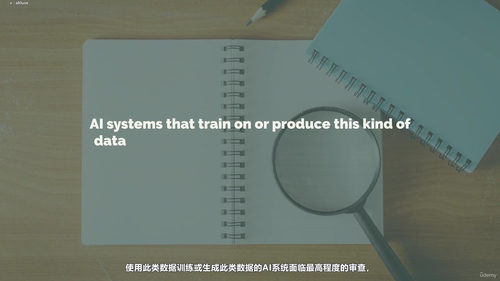 管理者必读：欧盟人工智能法案实战指南 (英文课程中文字幕)