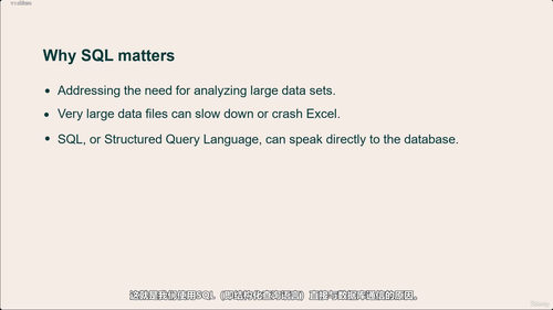金融从业者的数据分析课:从Excel到Python,让数据真正为你工作 (英文课程中文字幕)