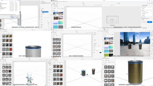 Adobe Dimension 3D设计实战：轻松创建专业级3D作品 (英文课程中文字幕)