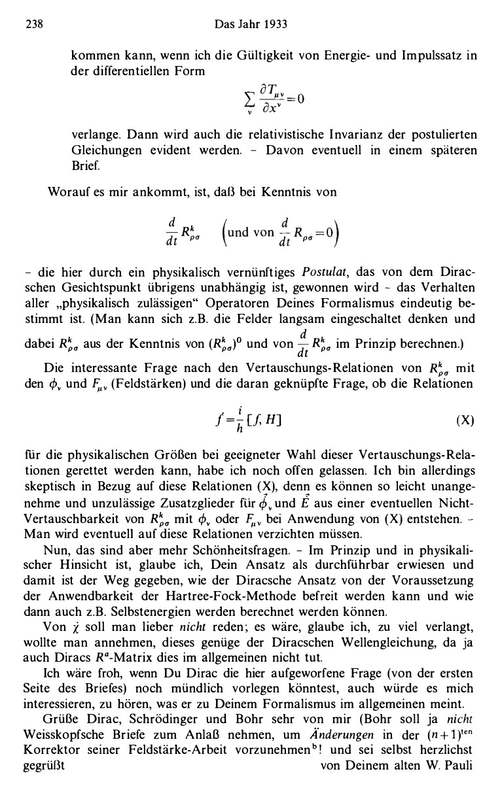 沃尔夫冈·泡利科学书信集（第二卷）：1930-1939 卡尔·冯·梅恩等编 (英文电子书)