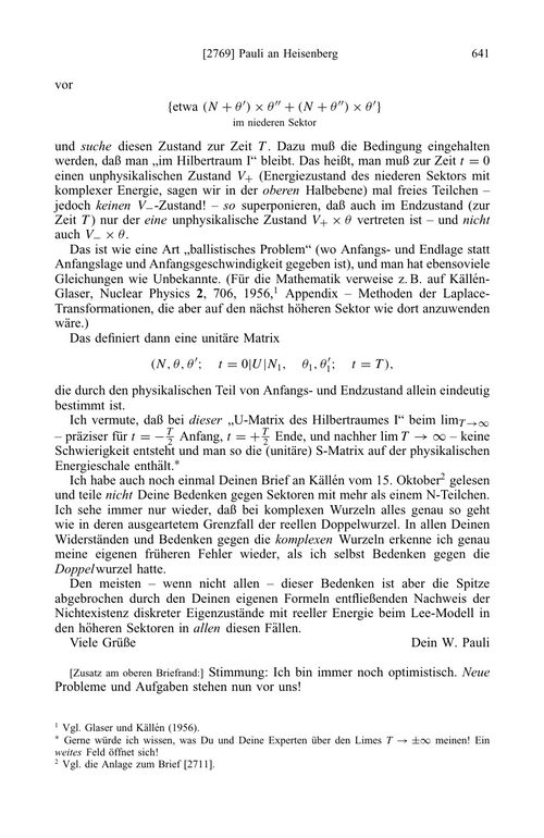 泡利的科学通信(1957年卷) 卡尔·冯·迈恩编 (英文电子书)