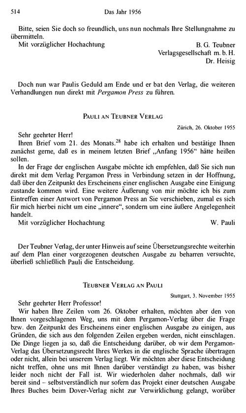 泡利科学书信集 第四卷第三部分 1955-1956 (英文电子书)