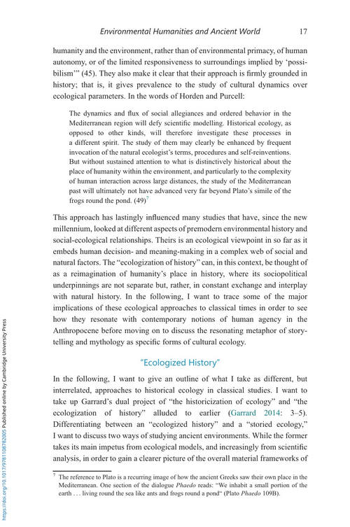环境人文与古代世界 克里斯托弗·施利费克 (英文电子书)