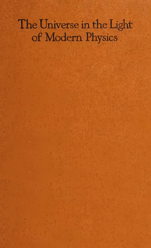 现代物理学视角下的宇宙 马克斯·普朗克 (英文电子书)