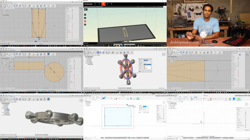 Fusion 360 3D打印设计实战课 (英文课程中文字幕)
