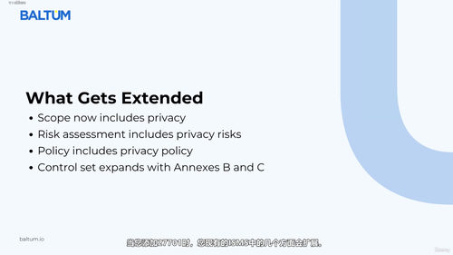ISO/IEC 27701隐私信息管理体系详解 (英文课程中文字幕)