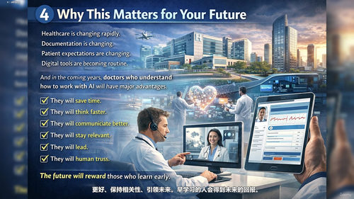 医生AI提示词实战课：让智能工具成为你的临床好帮手 (英文课程中文字幕)