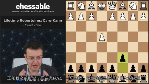 [中字] 国际象棋卡罗 - 康防御：L Ami（中文字幕英文