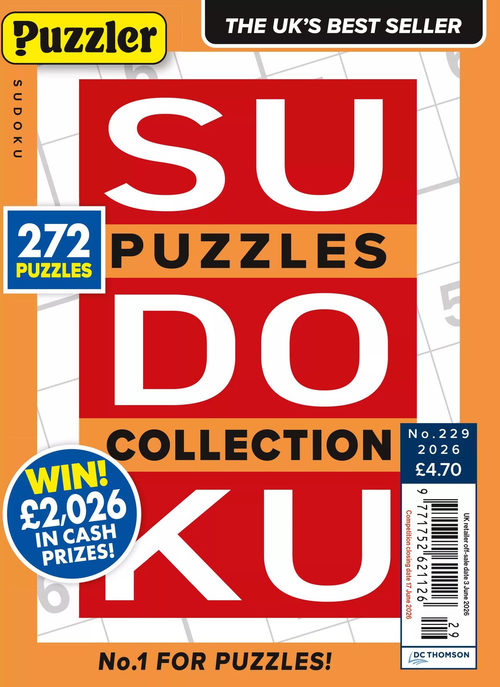 数独谜题合集 2026年第229期 (英文期刊)