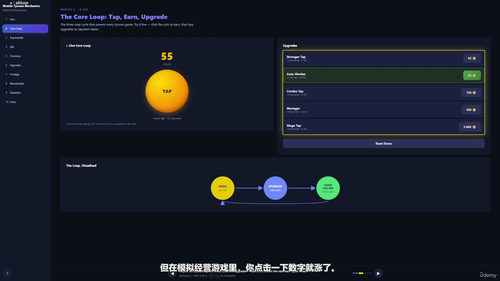 手机放置大亨游戏机制深度解析:构建令人上瘾的游戏循环设计课 (英文课程中文字幕)