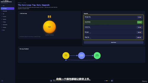 手机放置大亨游戏机制深度解析:构建令人上瘾的游戏循环设计课 (英文课程中文字幕)
