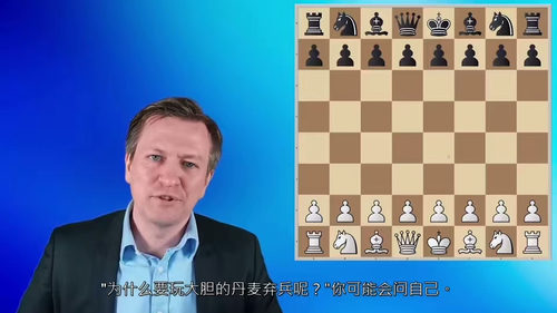 勇敢的丹麦弃兵 —— 迈克尔・戈尼国际象棋课程（中文字幕英文
