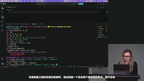 Python专业开发者实战 (英文课程中文字幕)