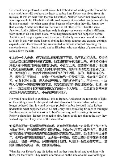 他们像燕子一样飞来 威廉·麦克斯韦 (中英对照电子书)